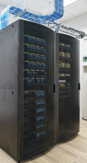 Raccordement de fibre optique de haute vitesse